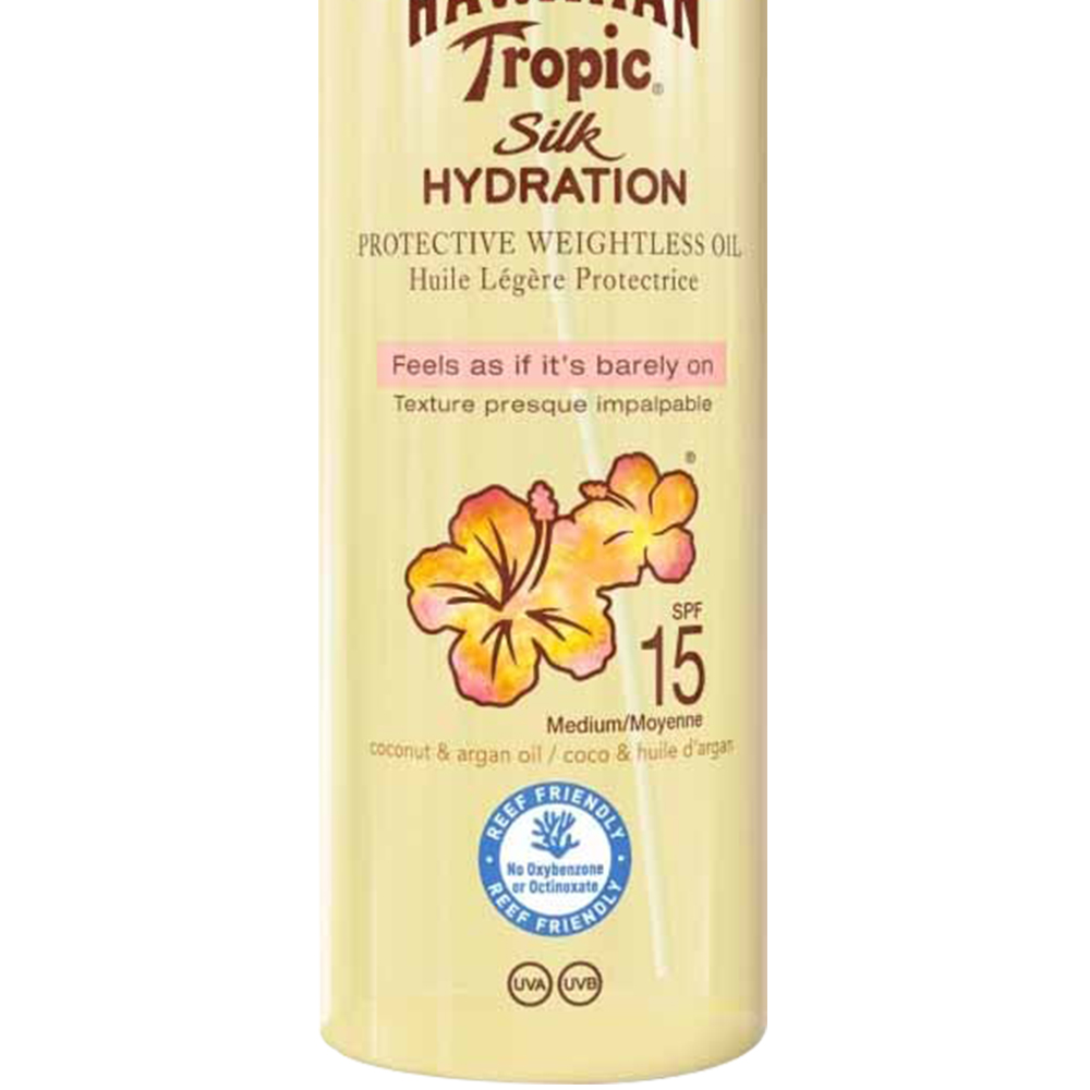 Hawaiian Tropic Silk Hydration Oil SPF15 150ml Image 3