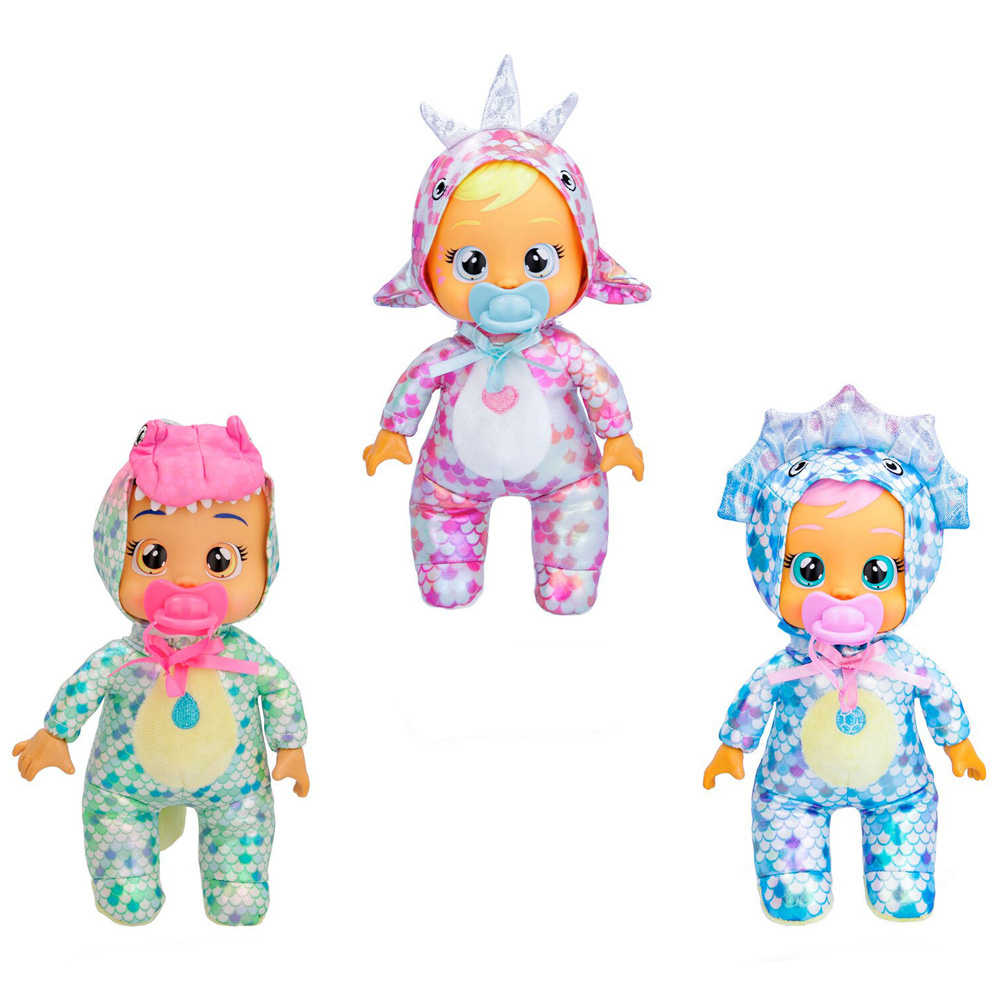 Single Cry Babies Tiny Cuddles Dinos Doll in Assorted styles Image 1