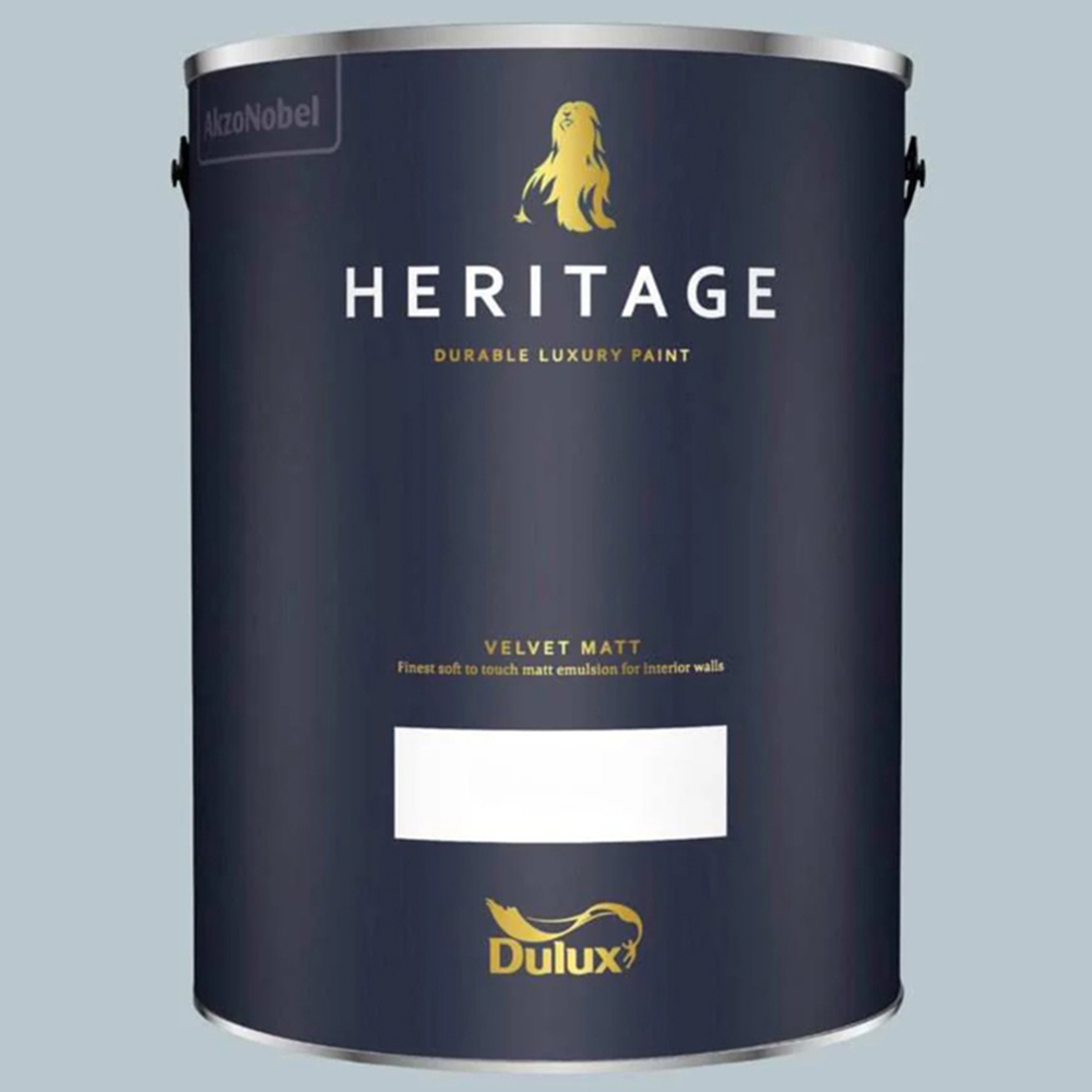 Dulux Heritage Walls and Ceilings Country Sky Velvet Matt Emulsion Paint 5L Image 2