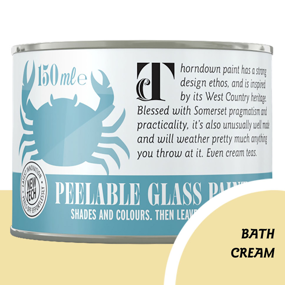 Thorndown Bath Cream Peelable Glass Paint 150ml Image 3