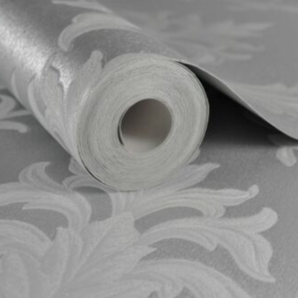 Boutique Oxford Silver and Grey Wallpaper Image 2