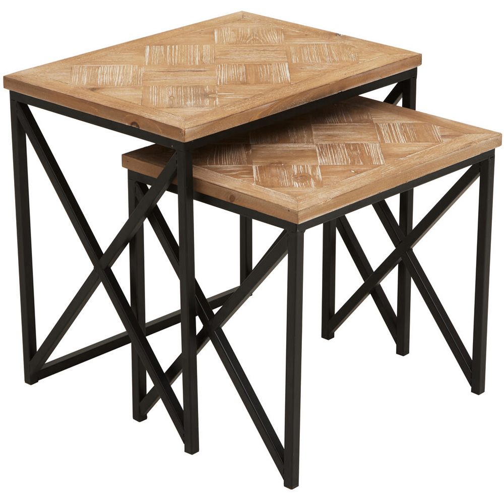 Premier Housewares Kickford Side Table Set of 2 Image 3