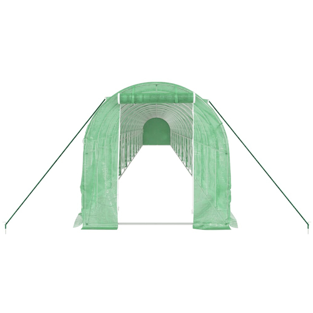 vidaXL Green 6.5 x 65.6ft Greenhouse Image 3