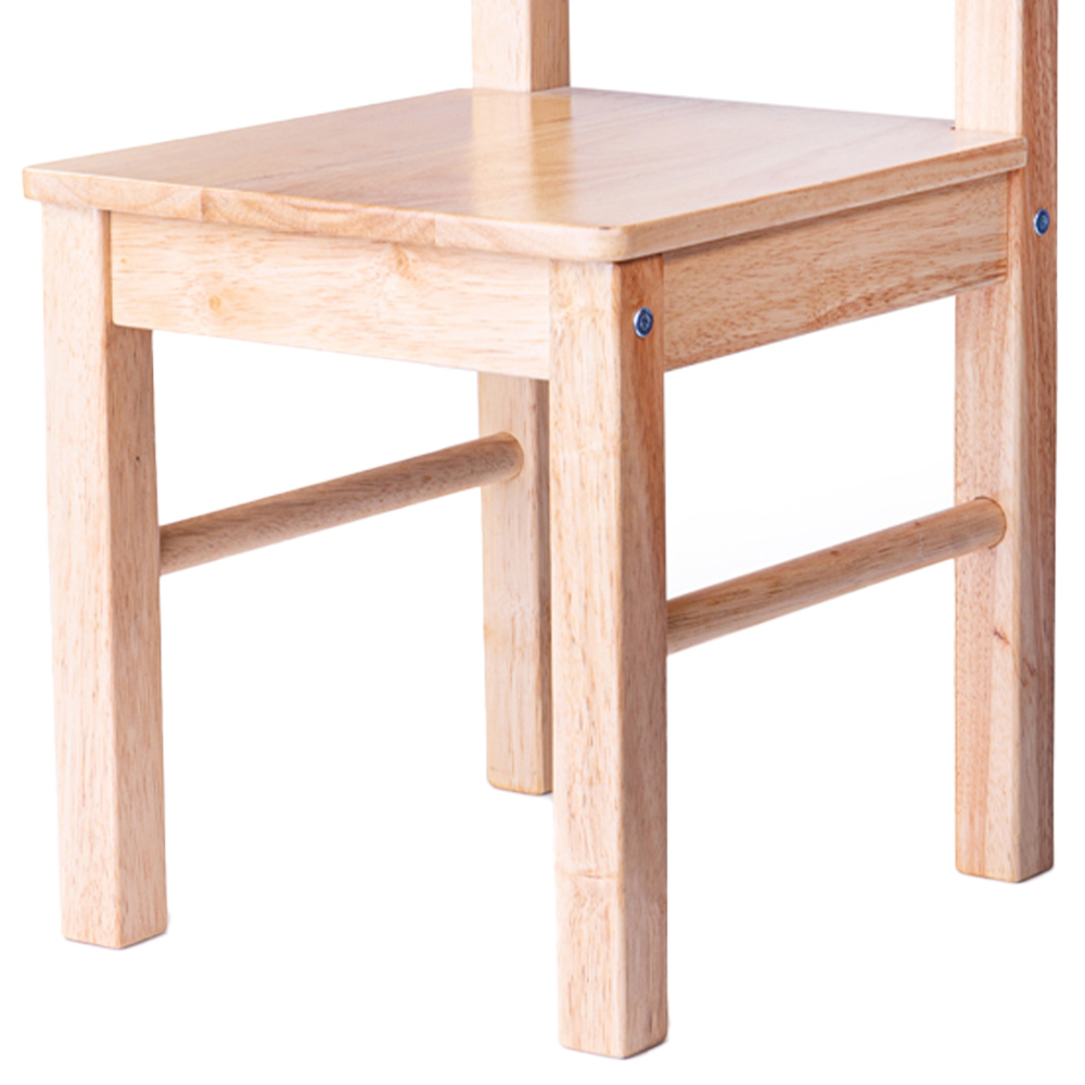 Bigjigs Toys Natural Wooden Chair Image 4