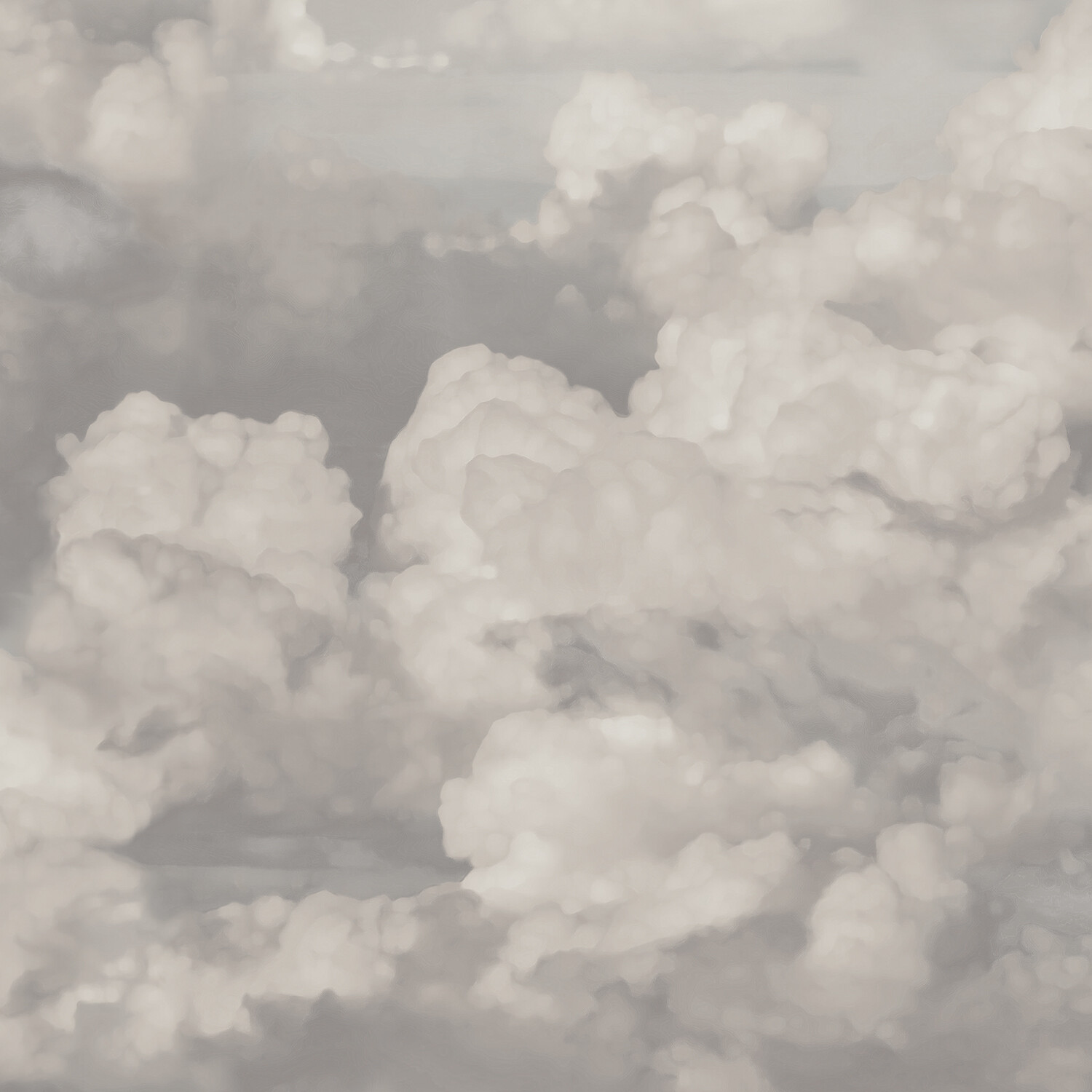 Clouds Wallpaper - Grey Image 1