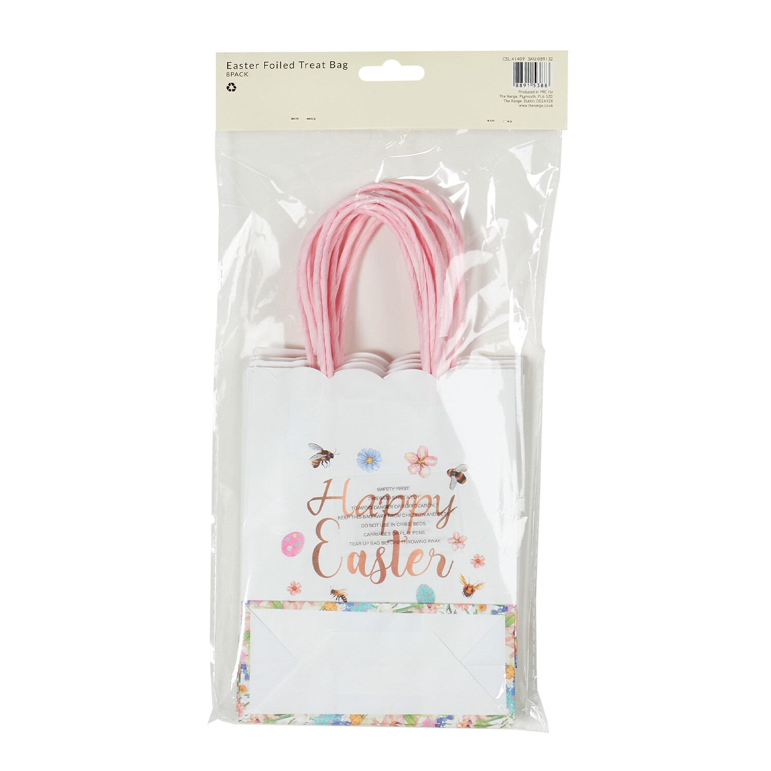Easter Foiled Treat Bags - White Image 4