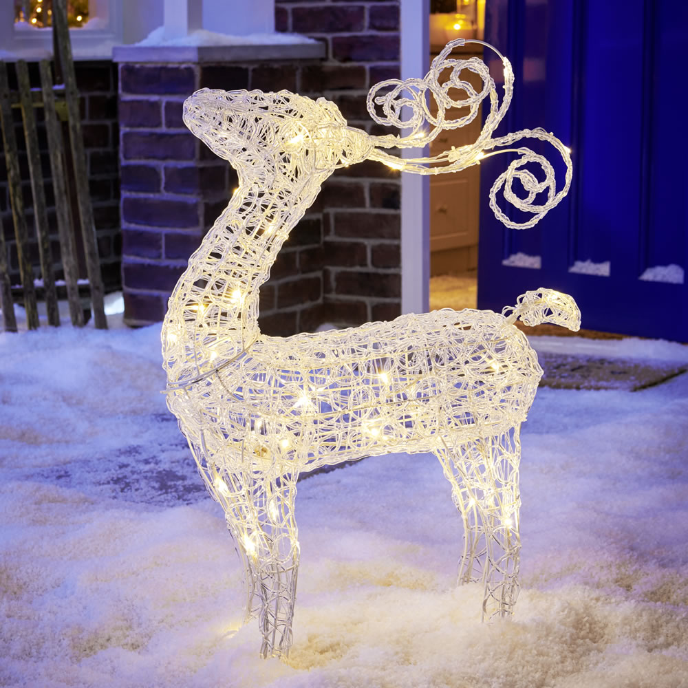 Wilko Large Christmas Light Up Reindeer Image 1