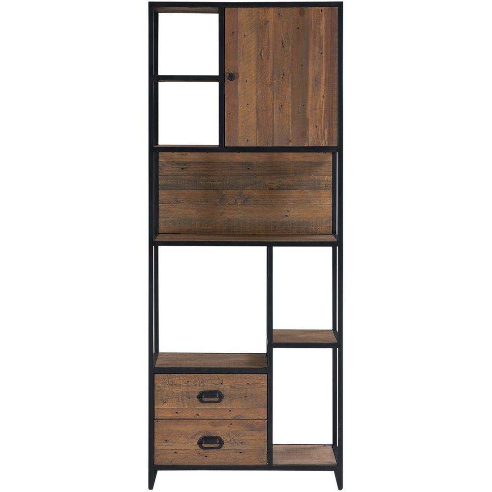 Baumhaus Ooki Single Door 2 Drawer 6 Shelf Bookcase Image 3