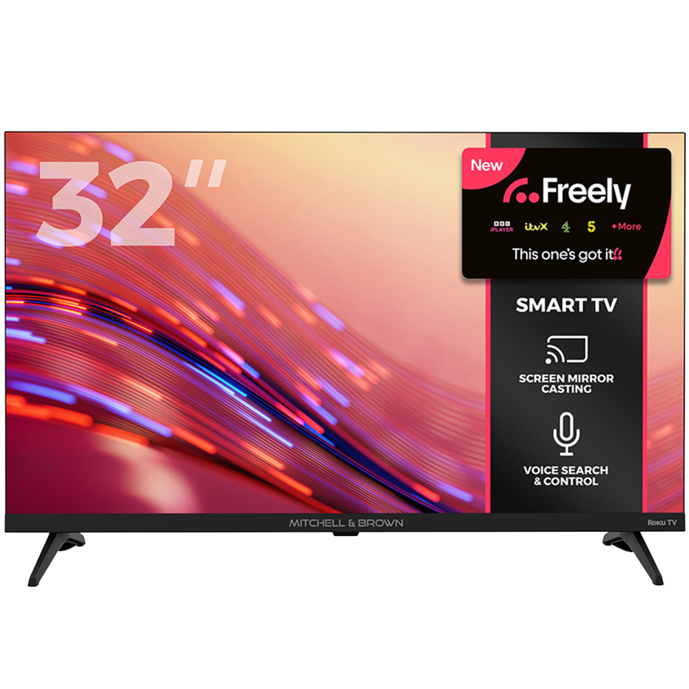 Mitchell & Brown JB-32R1811 HD Ready Roku Freely Smart TV 32 inch Image 1