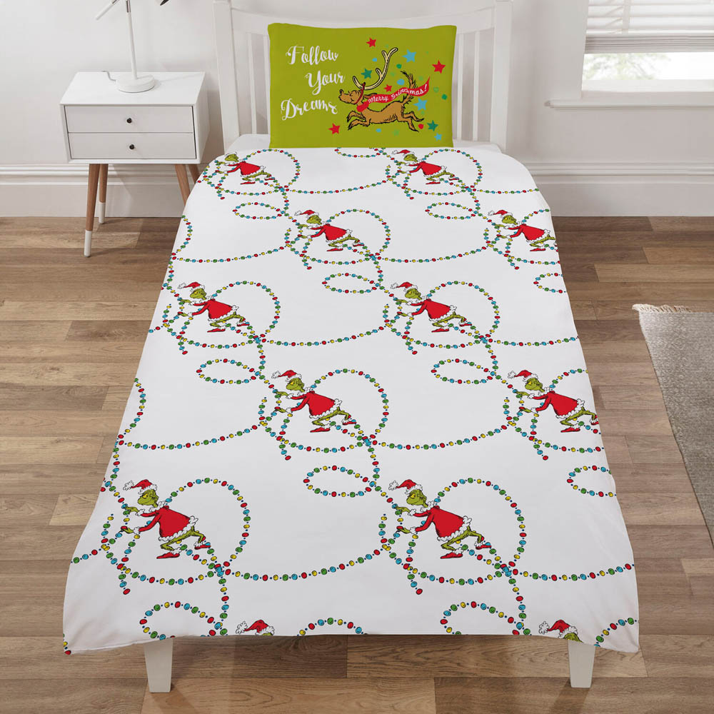 The Grinch Grinchmas Duvet Set - Multicolour / Single Image 4