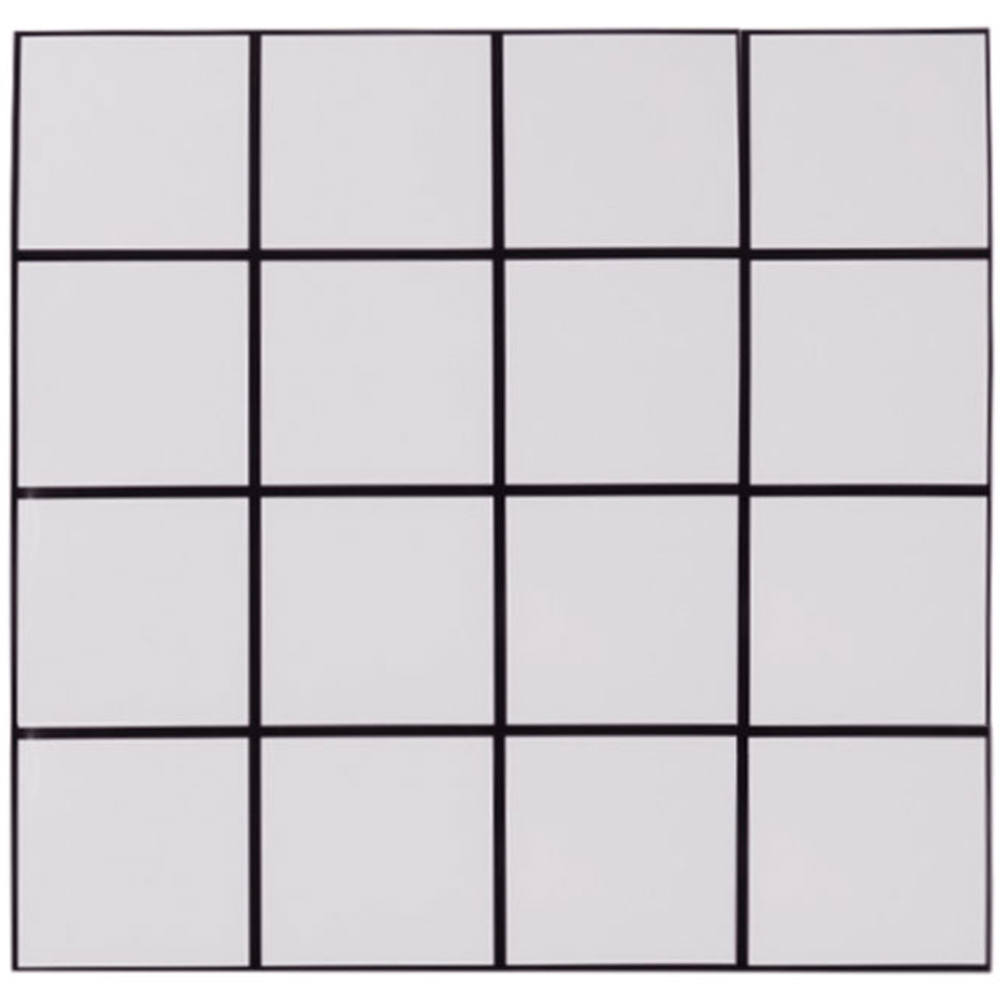 Living and Home Lattice PVC Self Adhesive Wall Sticker 10 Pack Image 2