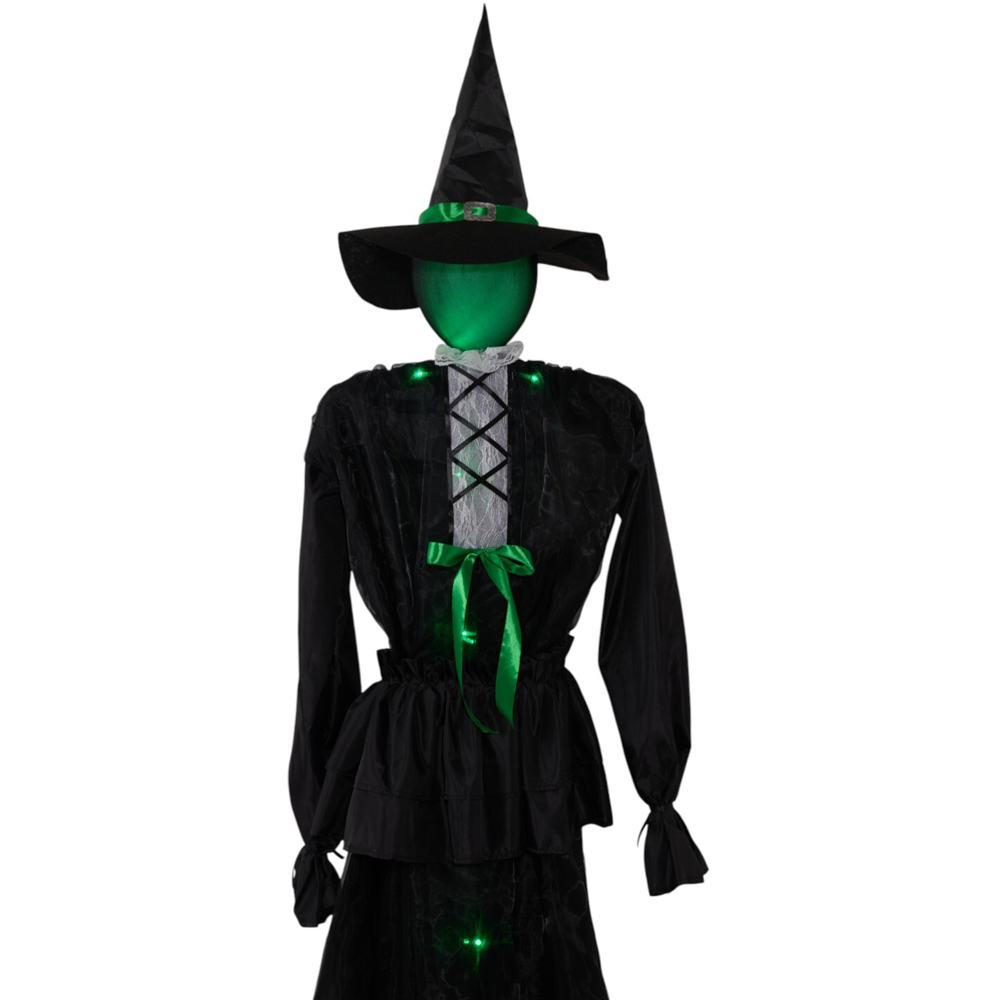 Spooky Three Standing Witches Decoration Black Image 5
