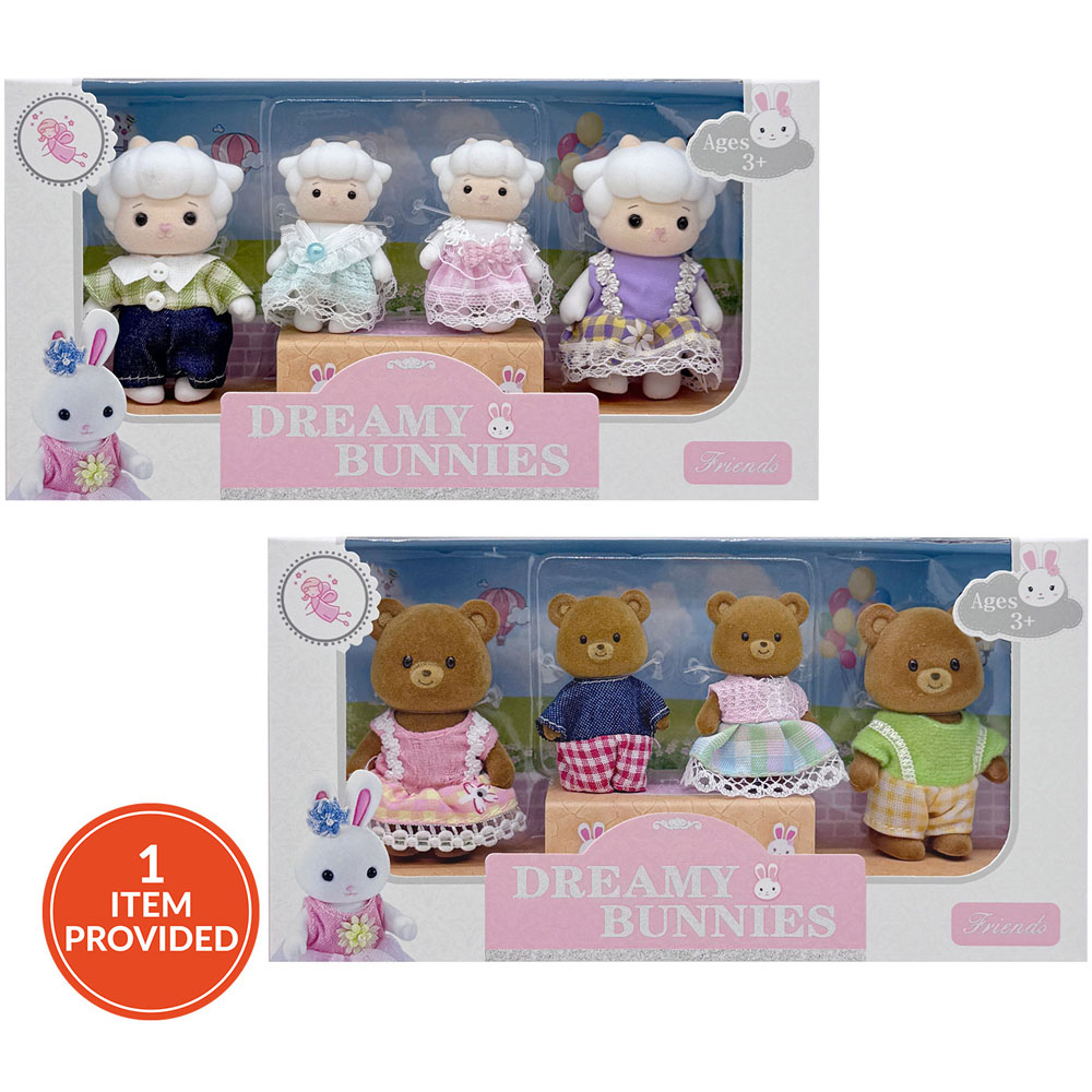 Dreamy Bunnies Friends Plush Toy Set Image 1