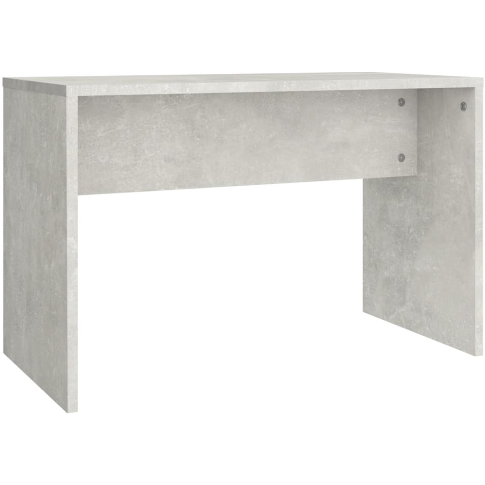 vidaXL Concrete Grey Wooden Dressing Stool Image 2