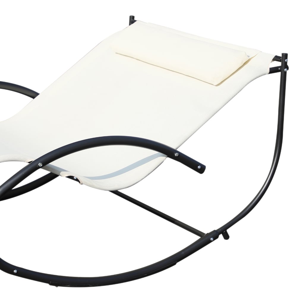 Outsunny Double Hammock Sun Lounger Image 3