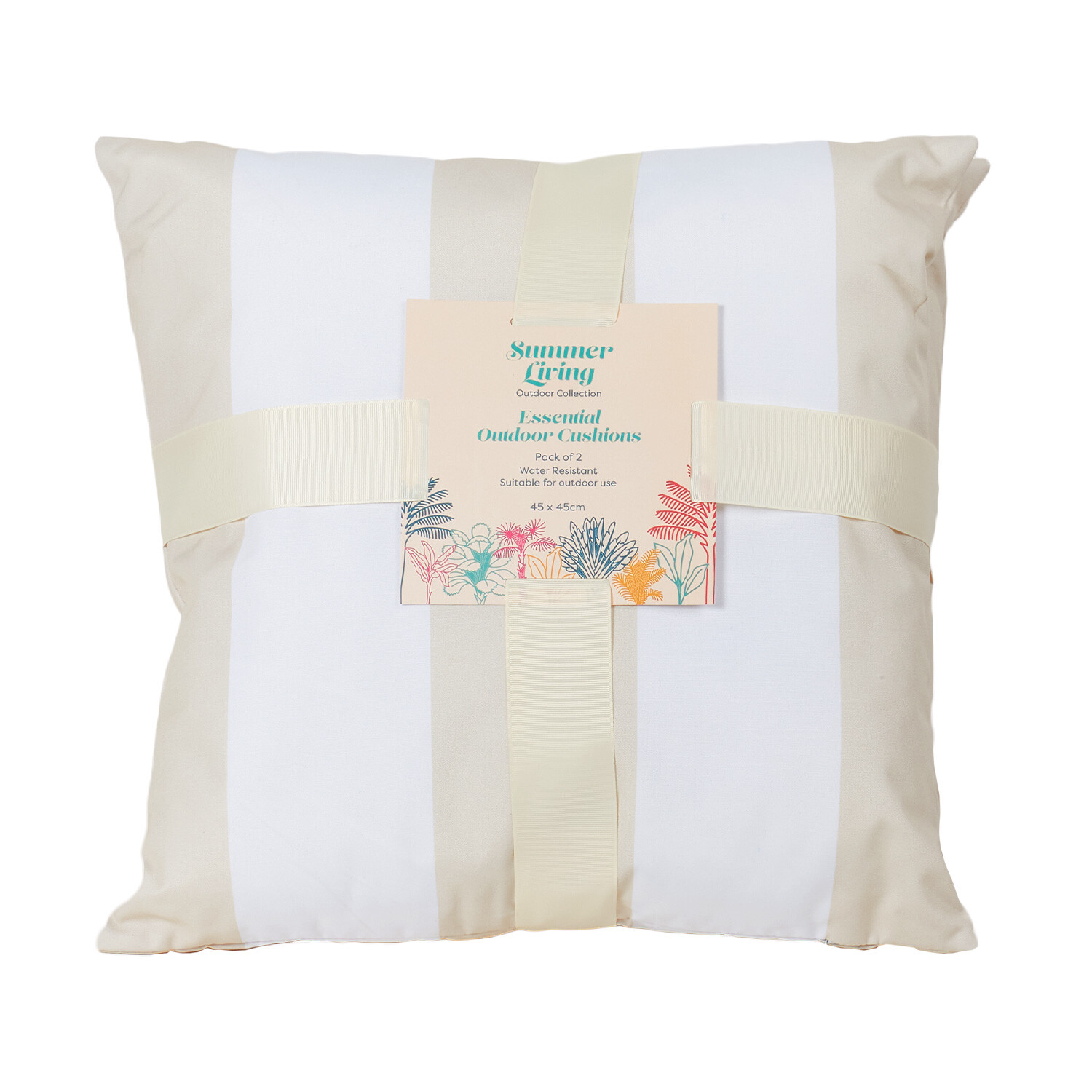 Essential Outdoor Cushions - Natural Image 1