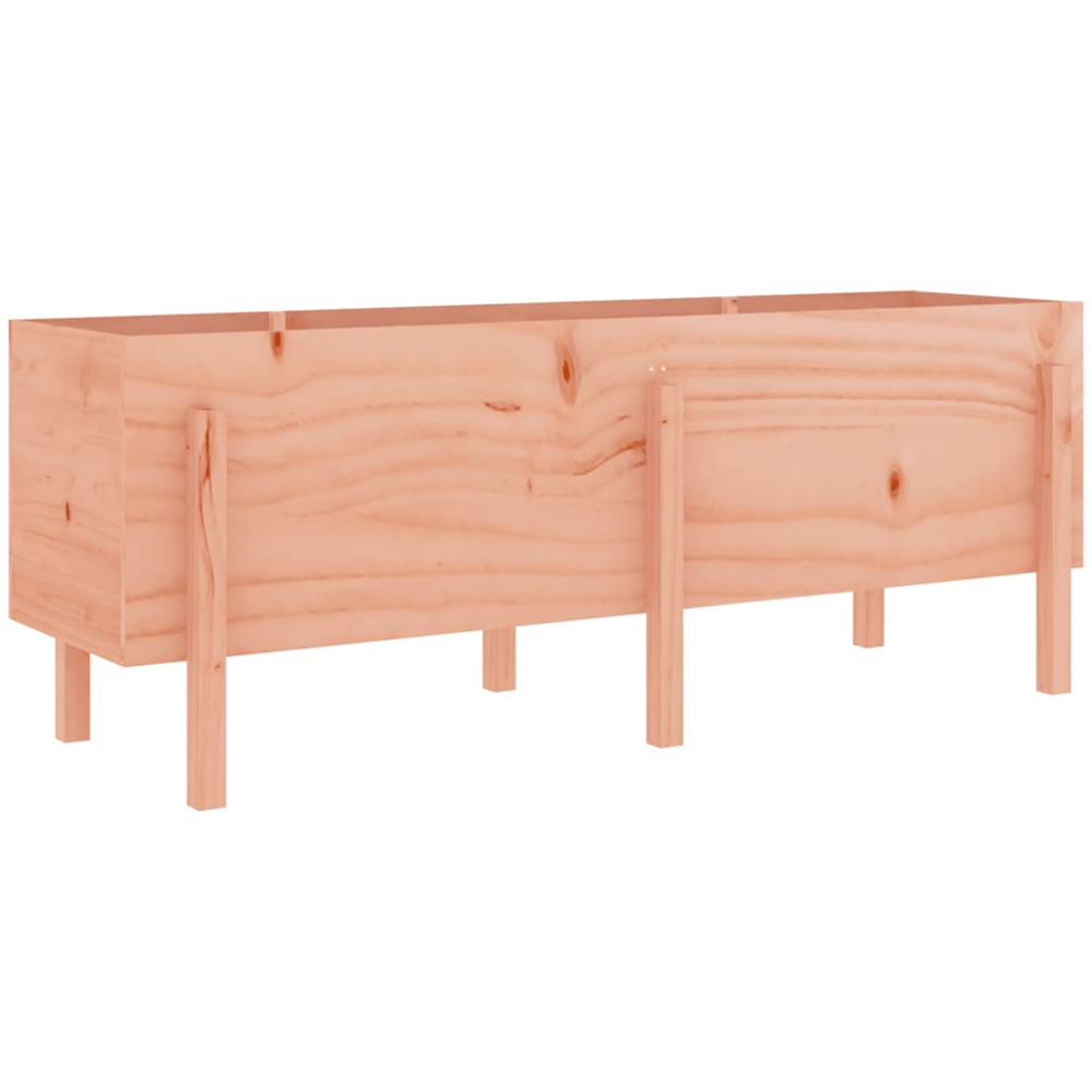 vidaXL Natural Solid Douglas Wood Raised Garden Bed 160 x 50 x 57cm Image 1