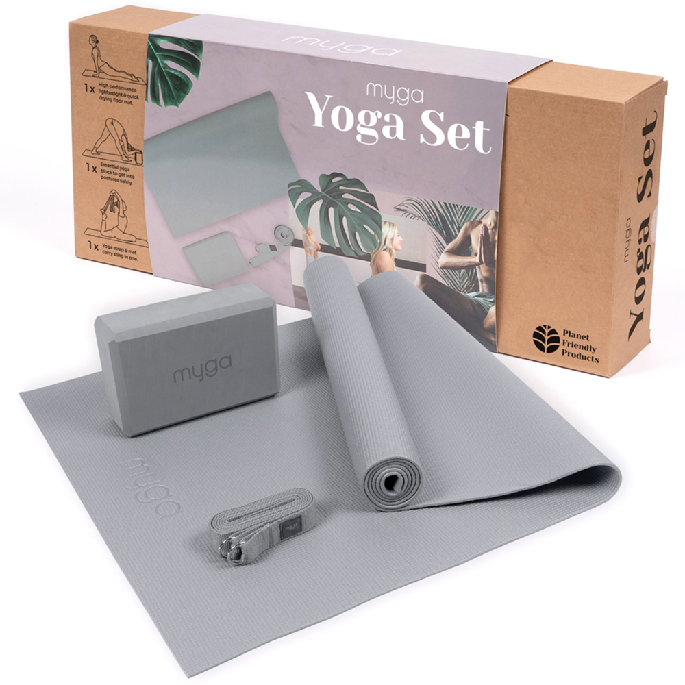 Myga Grey Yoga Starter Set Image 3