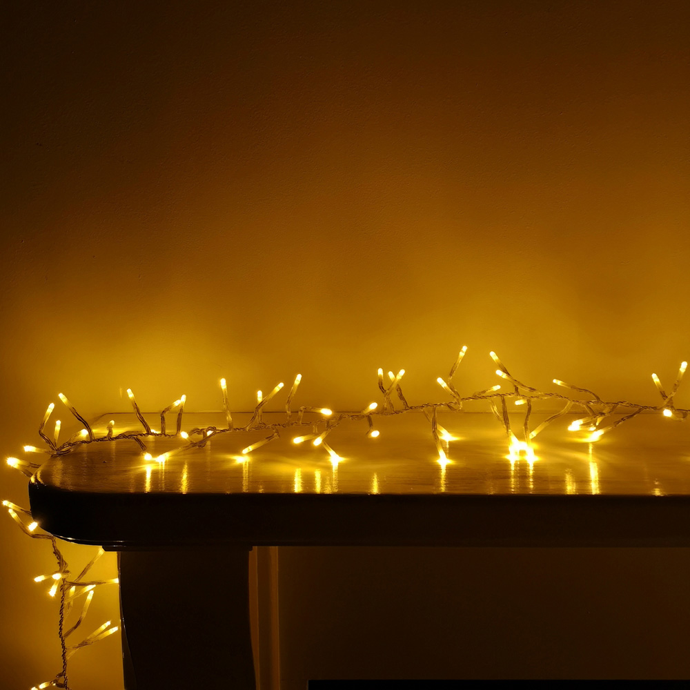 Premier ClusterBrights 960 Vintage Gold LED Multi-Function Christmas Cluster Light 12.4m Image 3