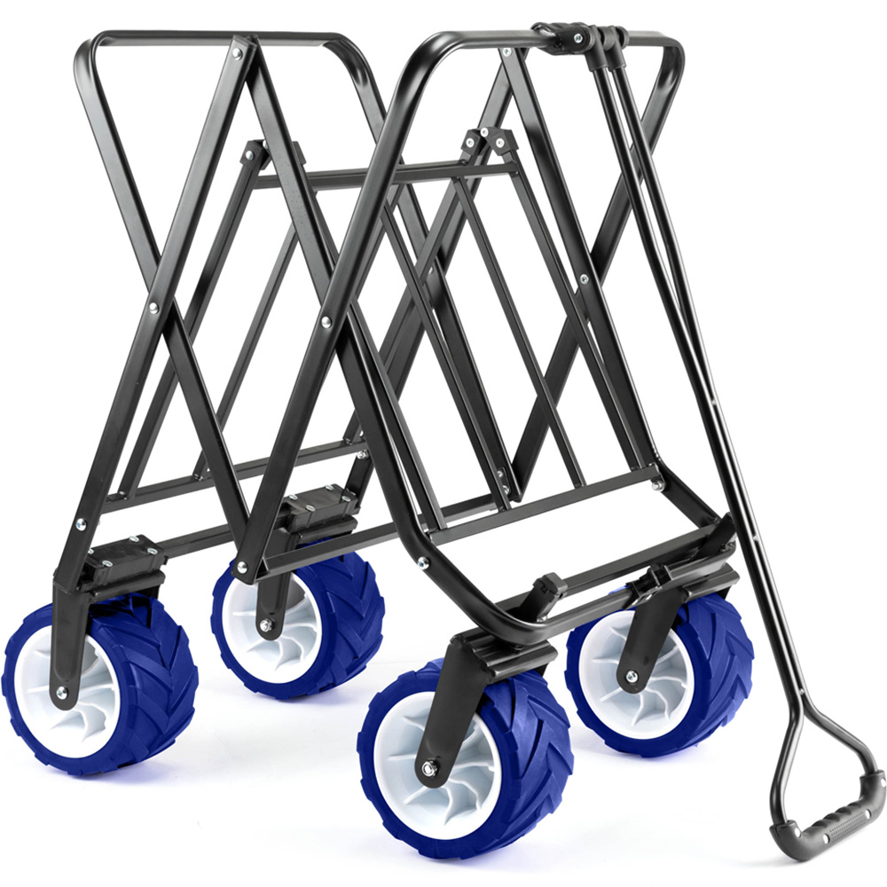 Yello Blue Foldable Camping Trolley Image 5