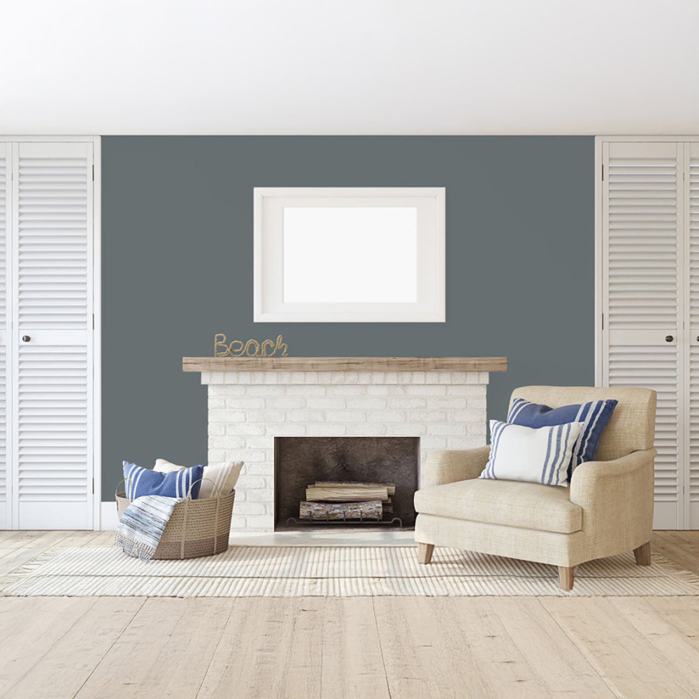 Johnstones Matt Emulsion Paint 5L Steel Smoke Image 4