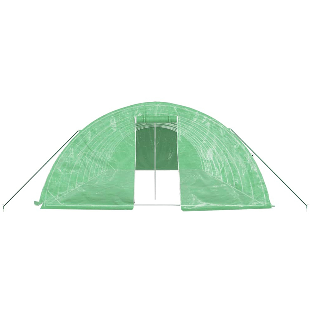 vidaXL Green 16.4 x 32ft Greenhouse Image 2