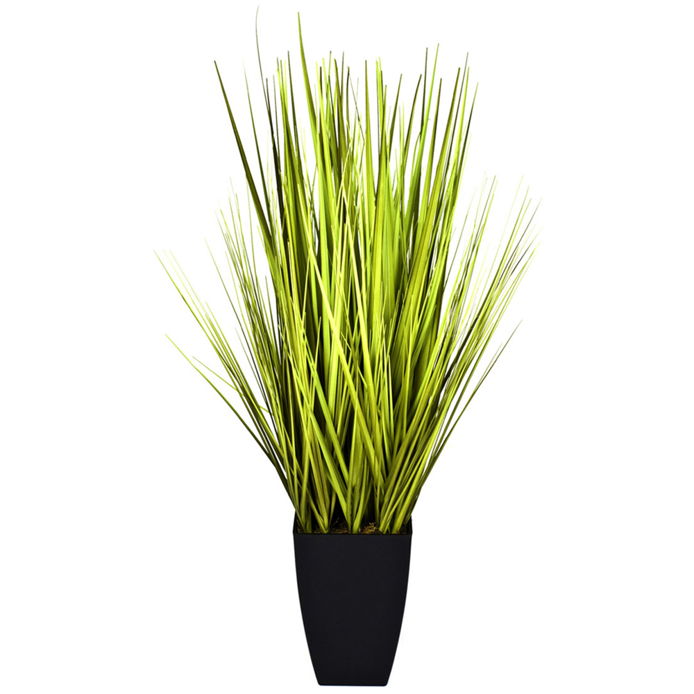 GreenBrokers Artificial Grass in Black Planter 90cm Image 1