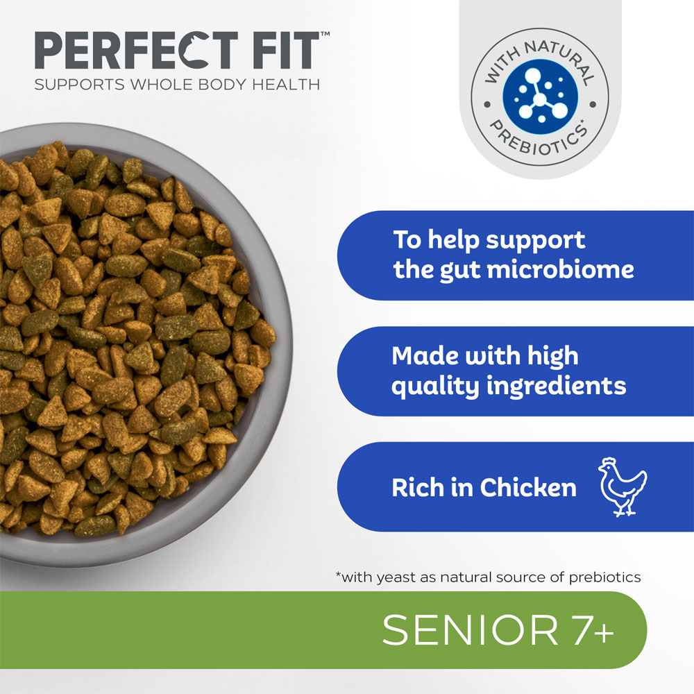 Perfect Fit Advanced Nutrition Chicken Senior Dry Cat Food 750g Image 6