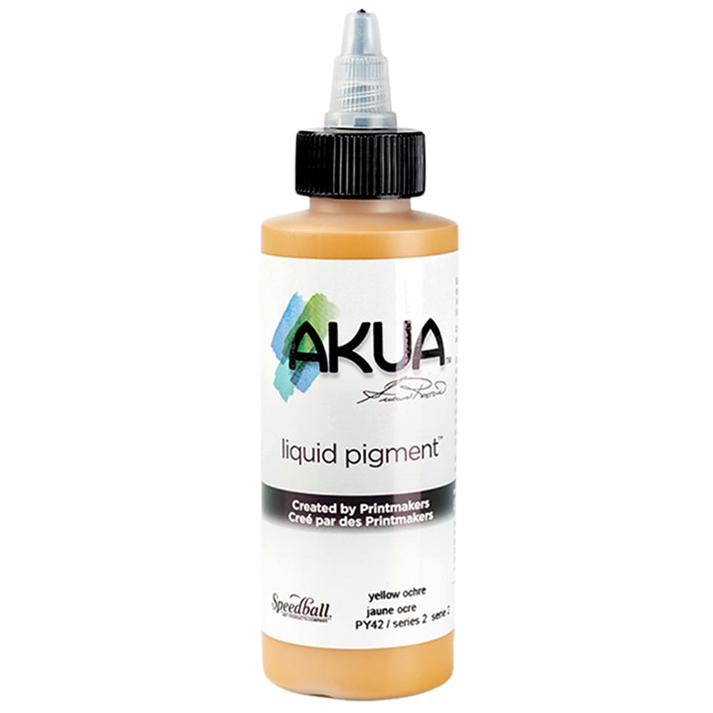 Speedball Akua Yellow Ochre Liquid Pigment 118ml Image