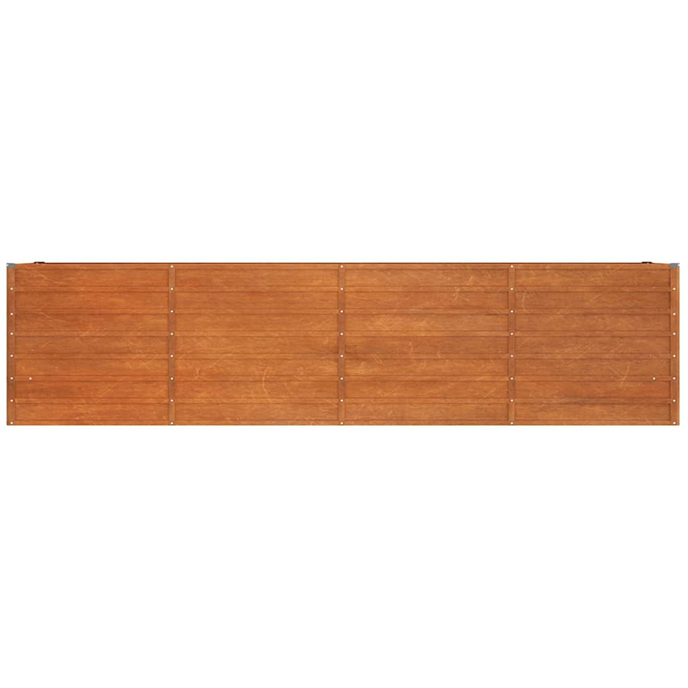 vidaXL Rusty Corten Steel Raised Garden Bed 77 x 40 x 320cm Image 3