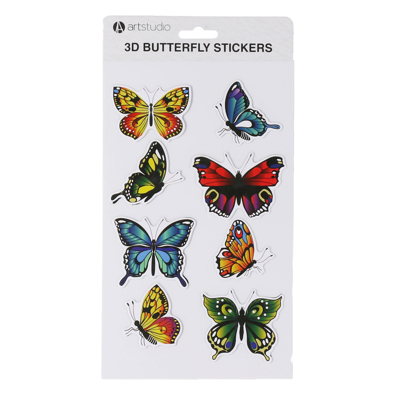 Art Studio 3D Butterfly Stickers Image 1