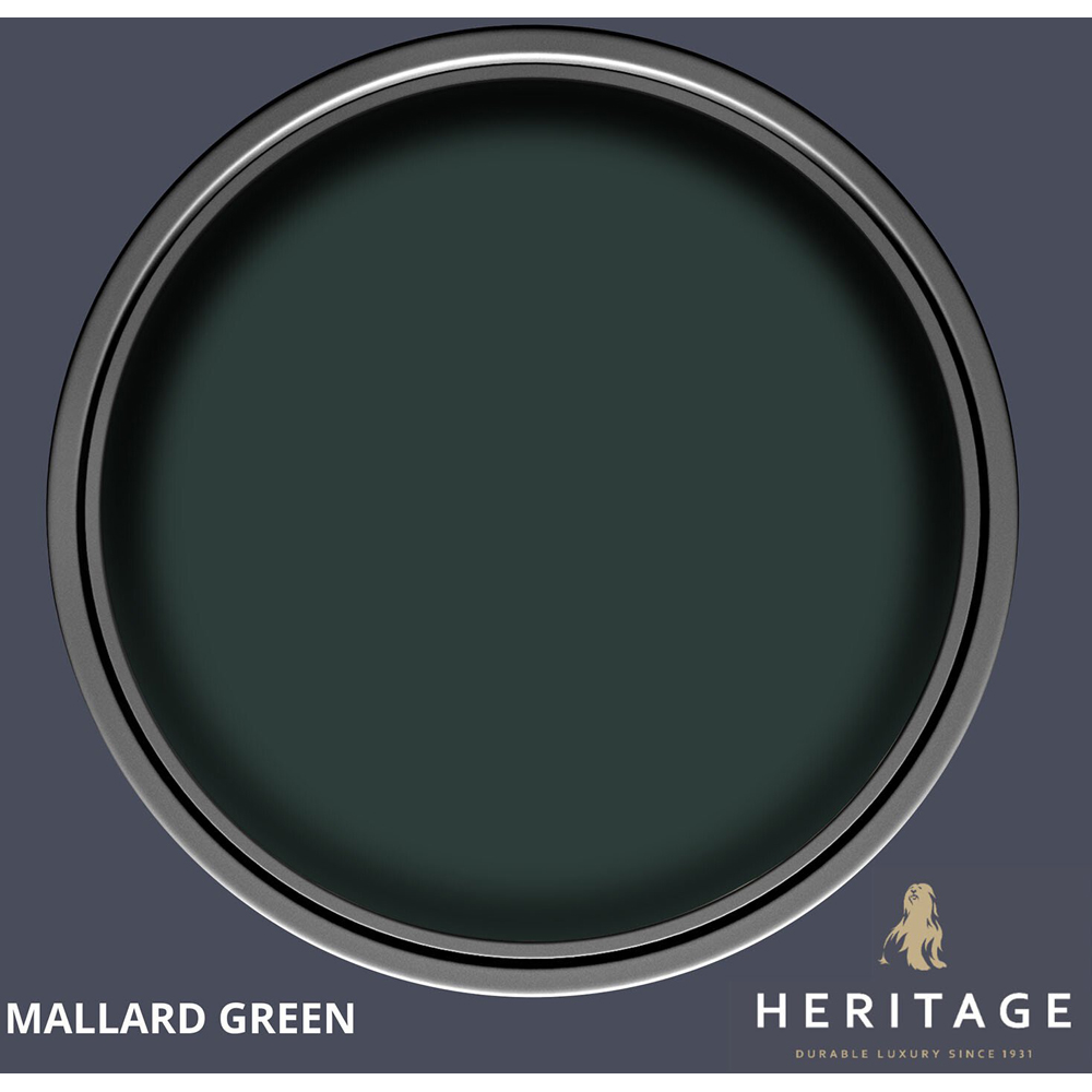 Dulux Heritage Walls and Ceilings Mallard Green Velvet Matt Emulsion Paint 2.5L Image 4