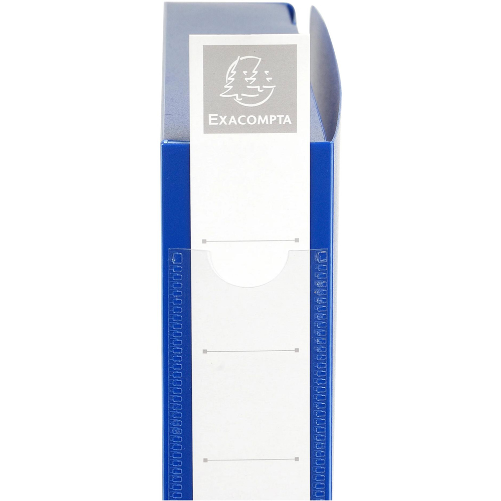 Exacompta A4 Blue PP Filing Box 10 Pack Image 7