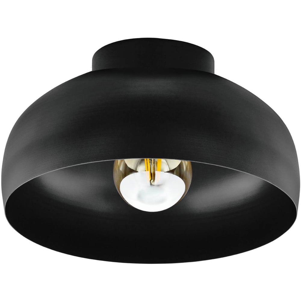 EGLO Mogano2 Ø280 Black Ceiling Light Image 1