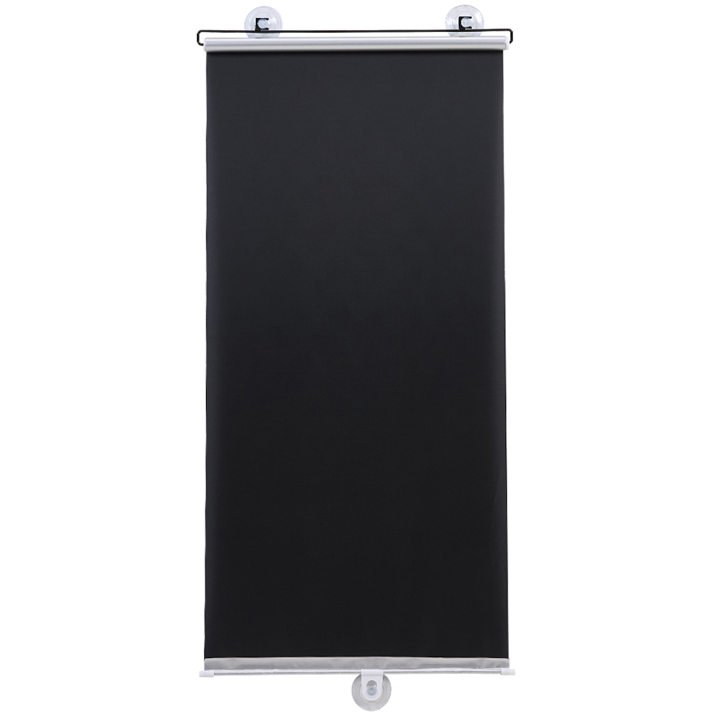 Living and Home Titanium Silver and Black Roller Blinds 45cm 2 Pack Image 2
