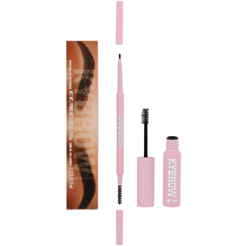 Kylie Jenner Kylie Kybrow 005 Dark Brown Eyebrow Gel 5ml 2 Piece Gift Set Image