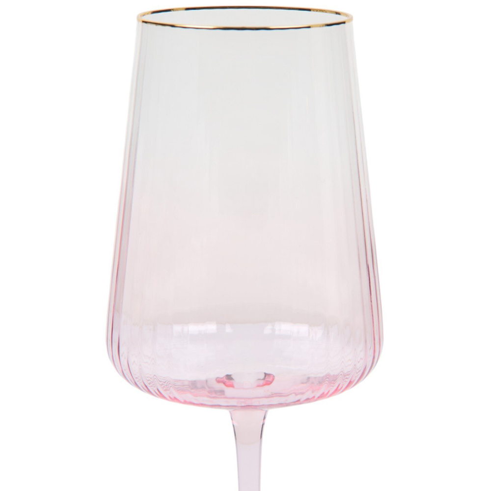 Ombre Wine Glass Pink Image 3