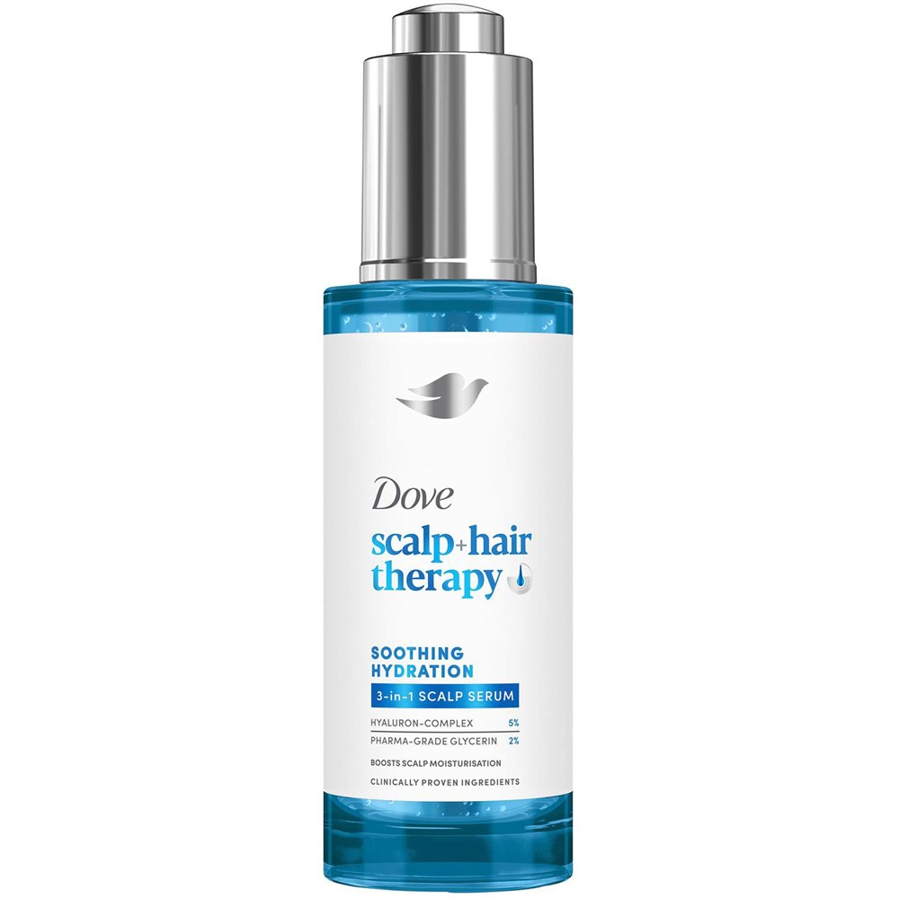 Dove Scalp+Hair Therapy Soothing Hydration B3 and Zinc 3-in-1 Scalp Serum 45ml 12 Pack Image 2