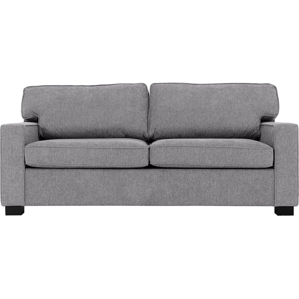 Seconique Eton 2 Seater Light Grey Fabric Sofa Bed Image 3