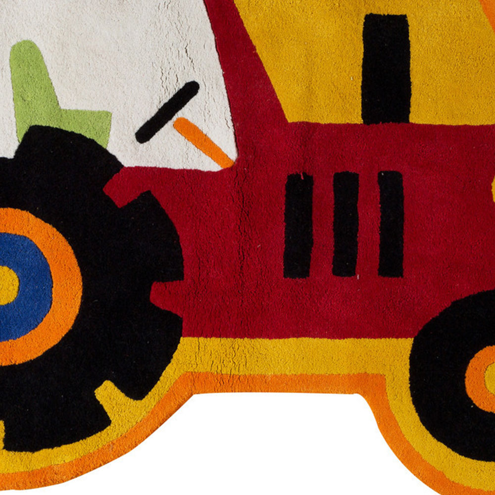 Premier Housewares Kids Tractor Rug Image 6
