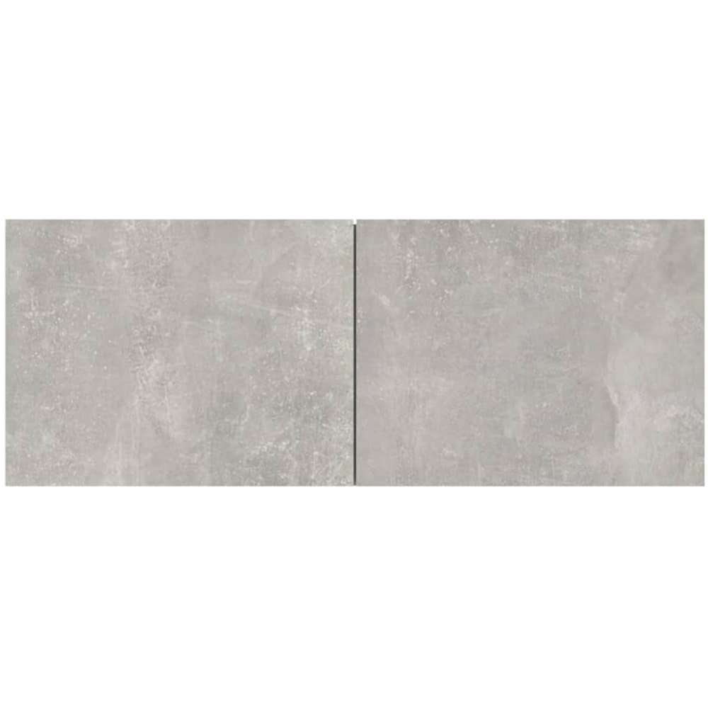vidaXL 14 Door Concrete Grey Wall Mounted TV Cabinet Image 6