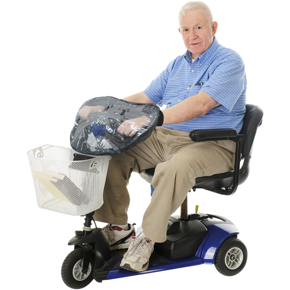 Aidapt Transparent Scooter Tiller Cover Image 3
