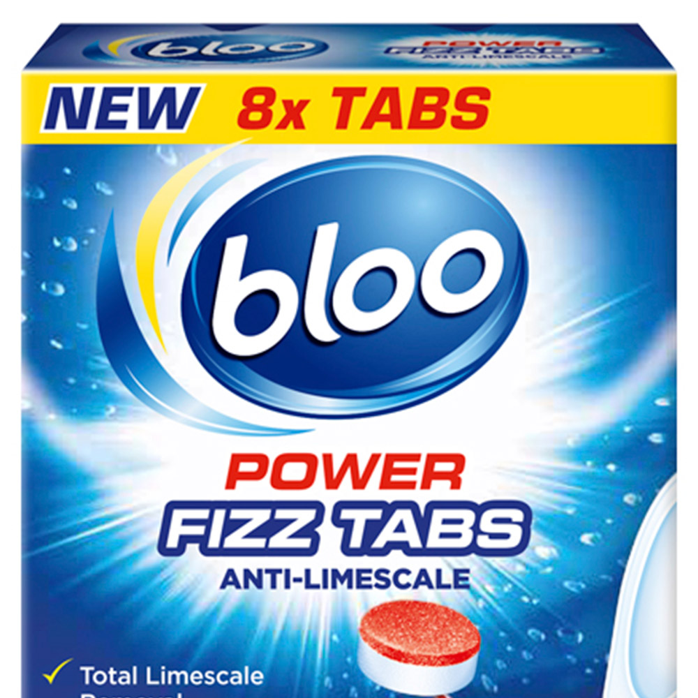 Bloo Power Anti Limescale Lemon Fizz Tabs 12 x 25g Image 2