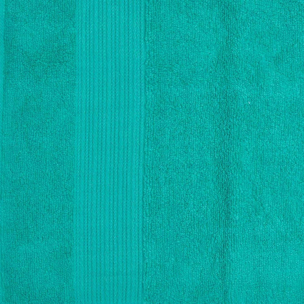 Wilko Supersoft Cotton Turquoise Bath Sheet Image 2