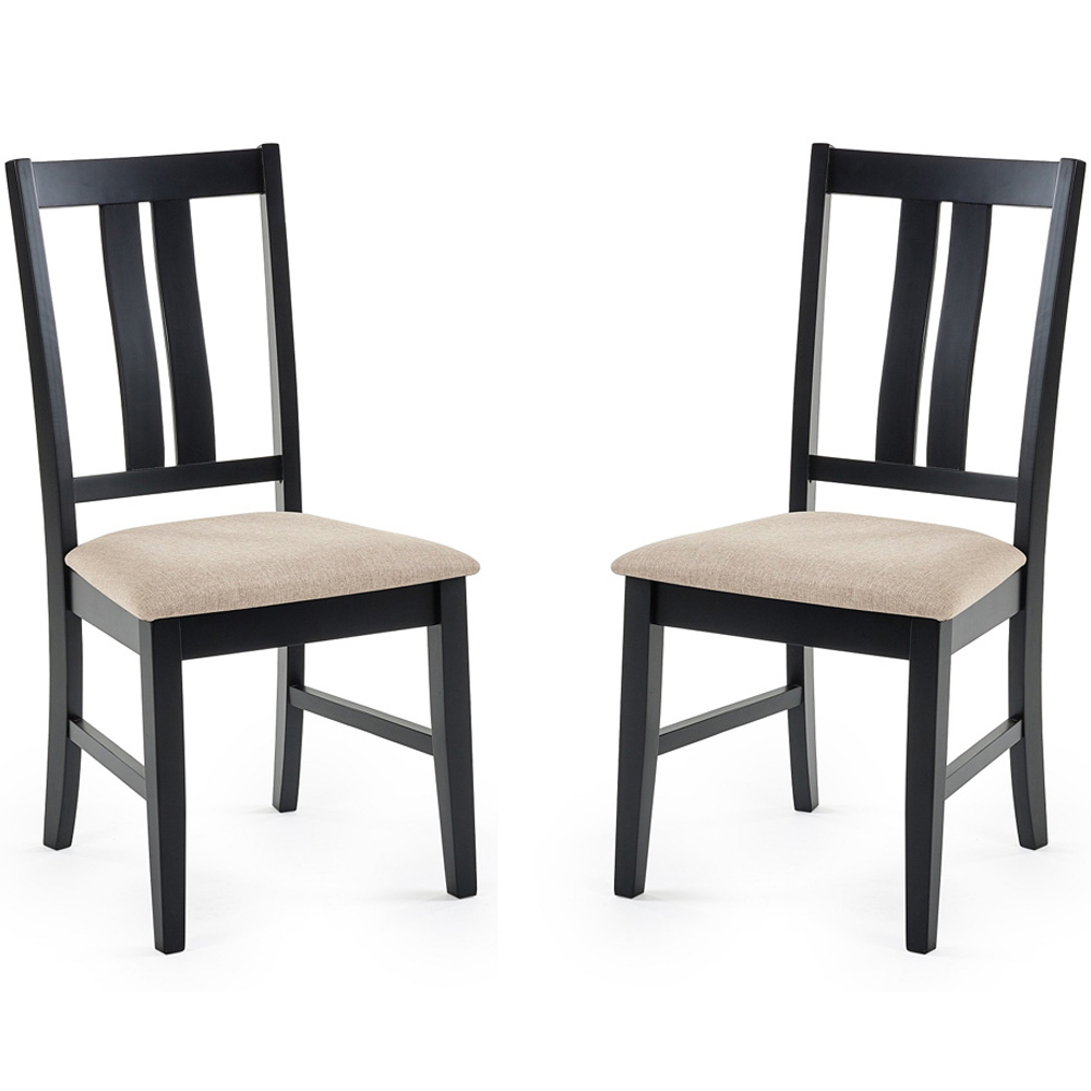 Julian Bowen Hilton Set of 2 Dining Chair Image 2