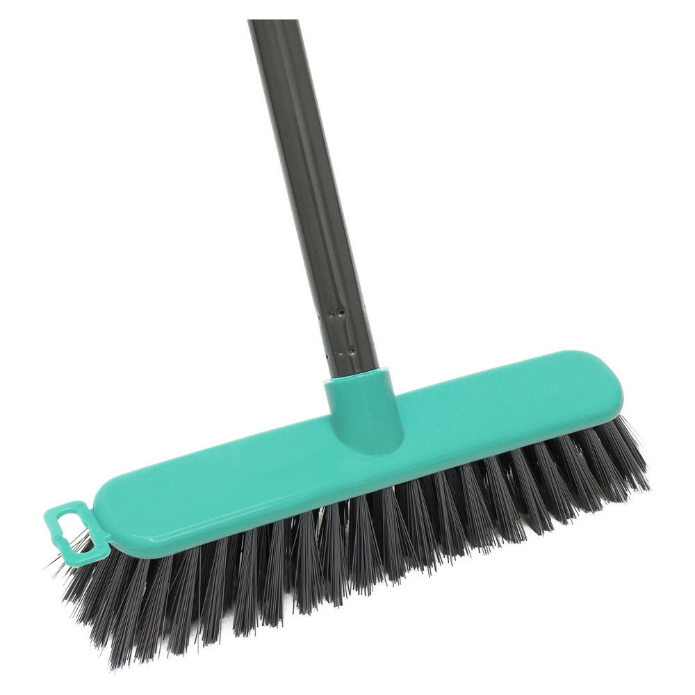 JVL Grey Hard Bristles Angled Sweeping Brush Image 3