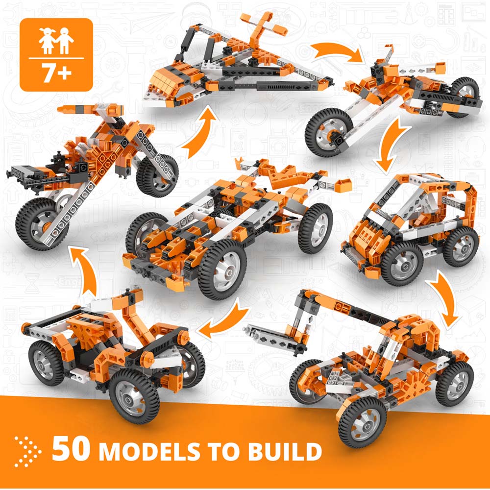 Engino Creative Builder 50 Models Motorized Set Image 3