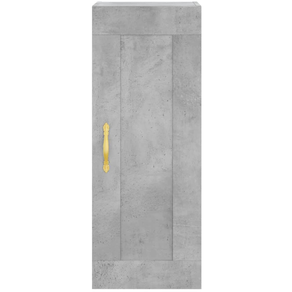 vidaXL 2 Door Concrete Grey Highboard Image 5