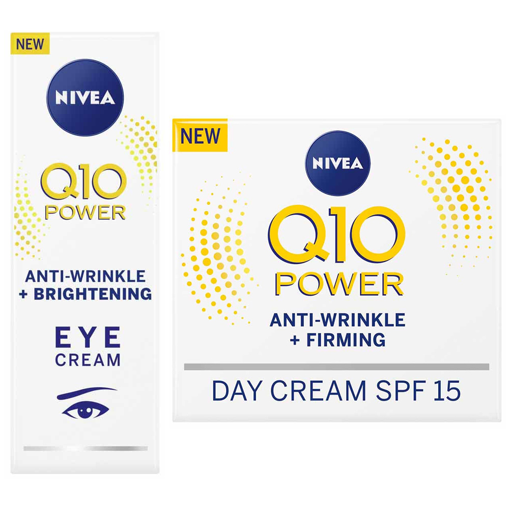 Nivea Q10 Power Anti-Wrinkle Eye and Day Cream Bundle Image 1