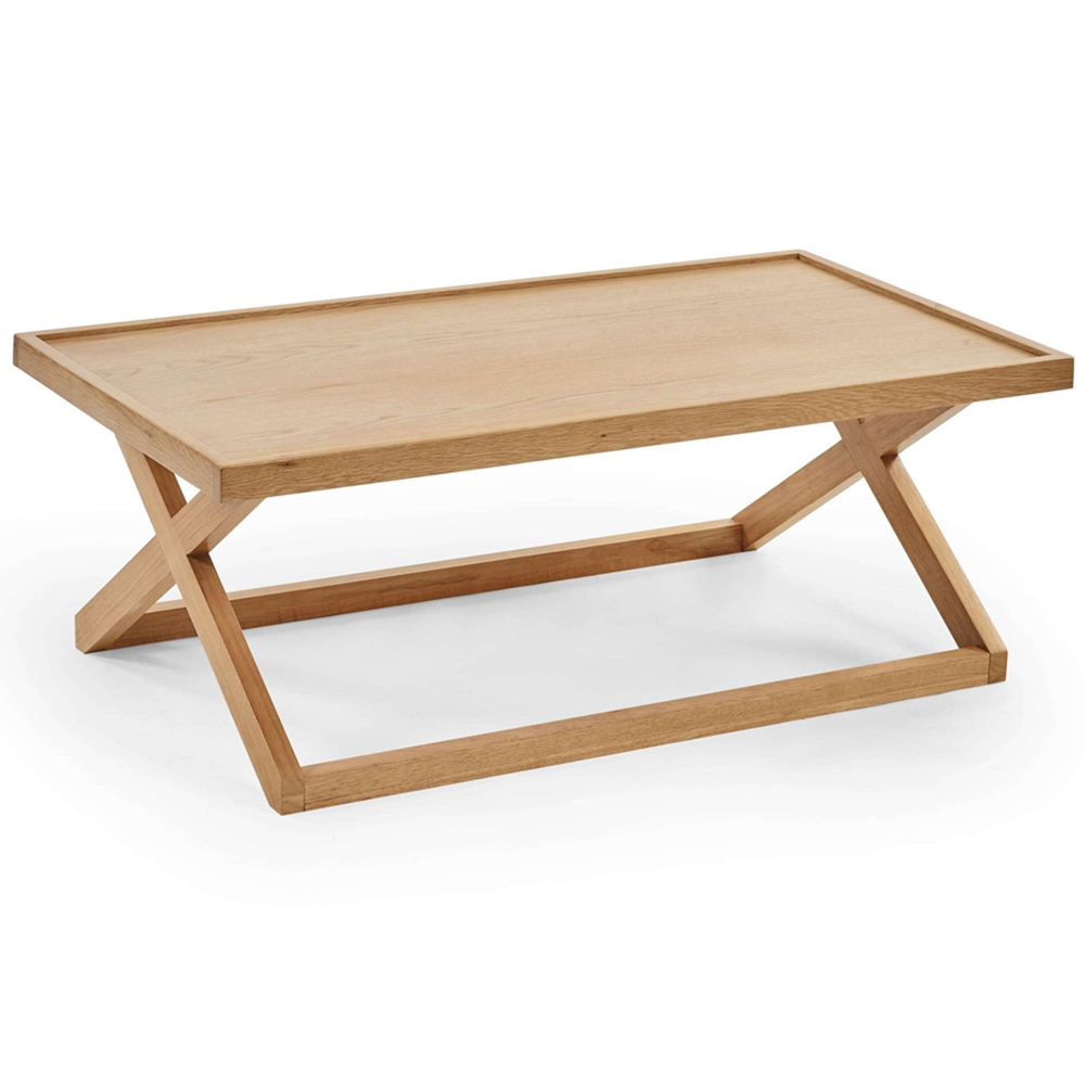 Julian Bowen Haddon Natural Oak Coffee Table Image 2